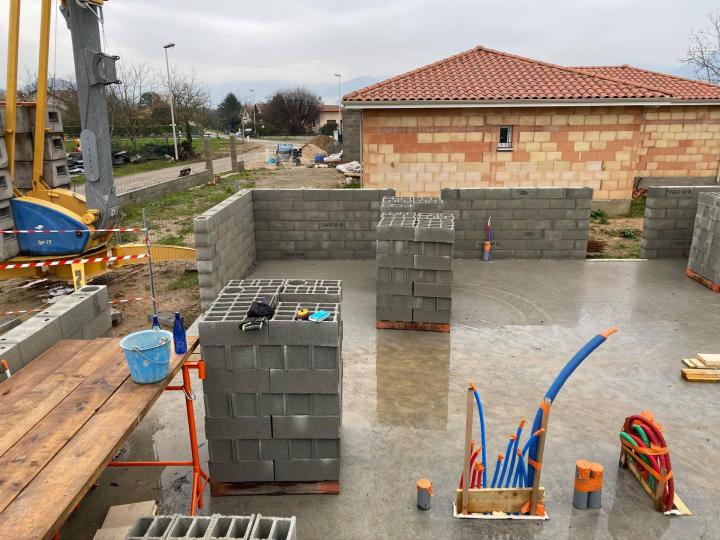 Construction piscine Saint-Marcellin